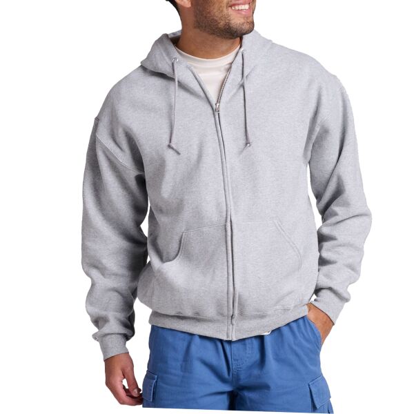 Jerzees Unisex Rugged™ Full-Zip Hooded Sweatshirt Thumbnail